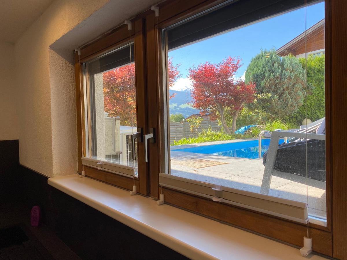 Apartment „Alpview“,Tirol Mit Sauna Und Pool Vomp エクステリア 写真